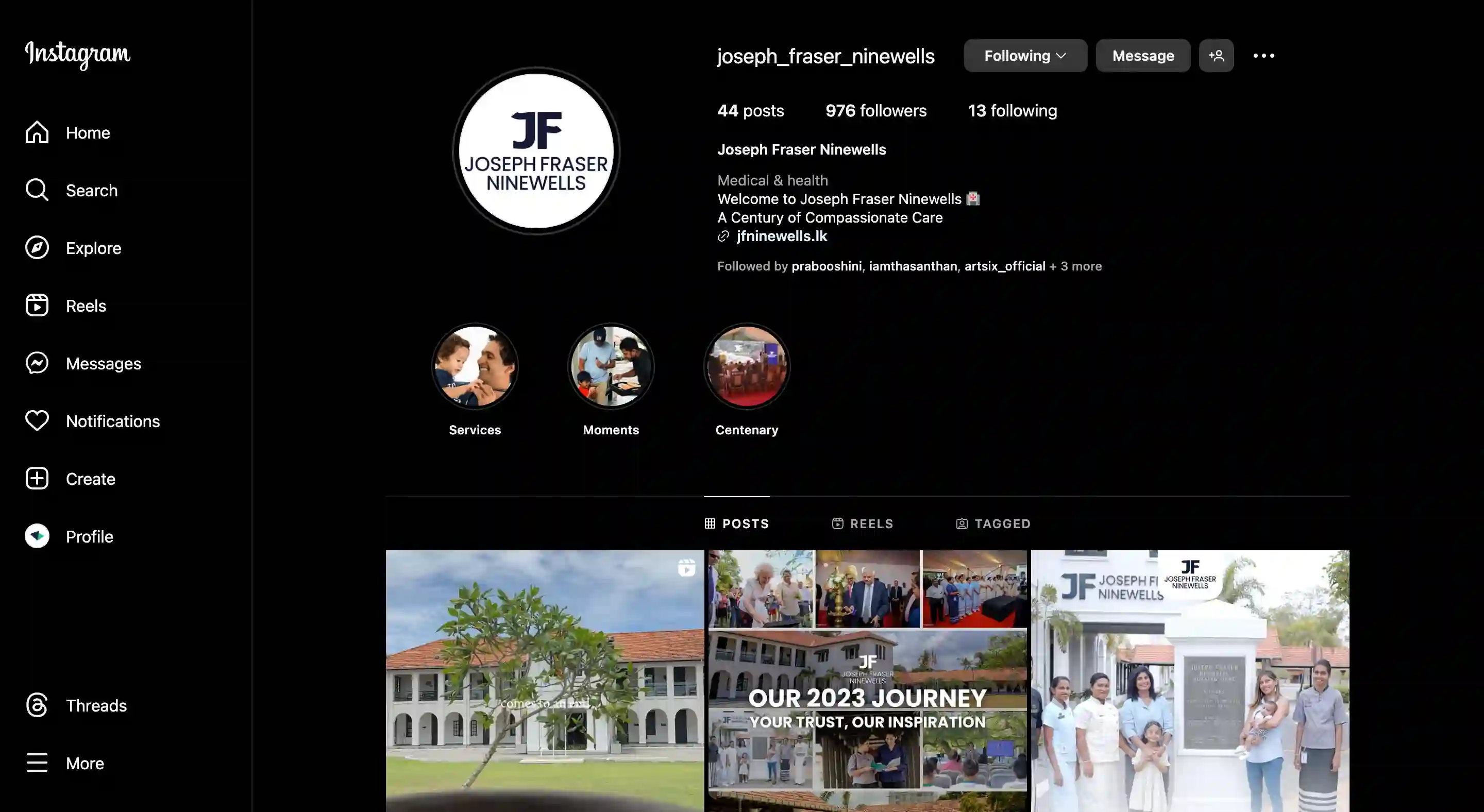 From-Scratch Social Media Marketing Solution for Joseph Fraser Ninewells